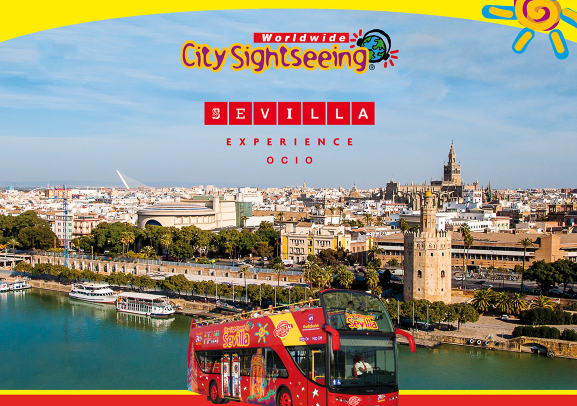 réservations réserver guidées tours Pass City Sightseeing Sevilla Experience billets visiter